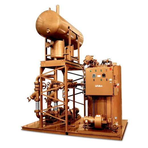 Sistema de calentamiento de aceite térmico para procesos industriales.