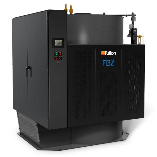 Caldera eléctrica industrial para producción limpia de vapor.